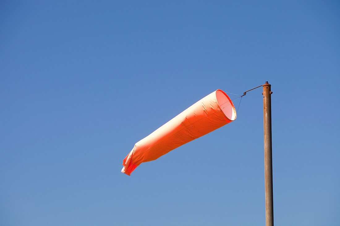 A wind sock on Tresco,Scilly Isles,UK