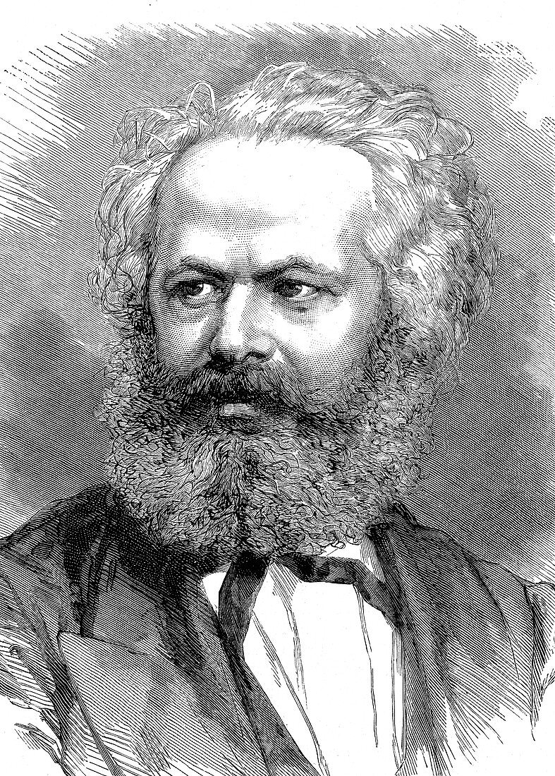 Karl Marx,German political theorist