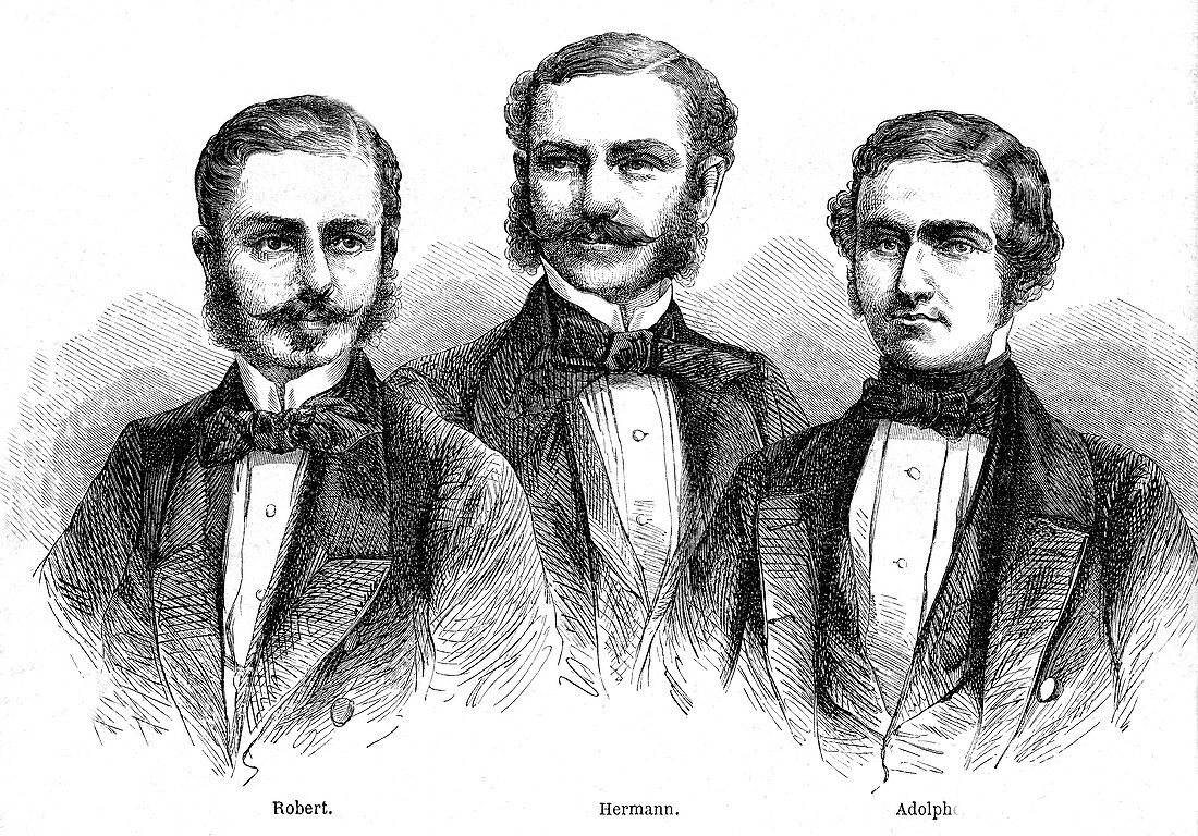 Schlagintweit brothers,German explorers