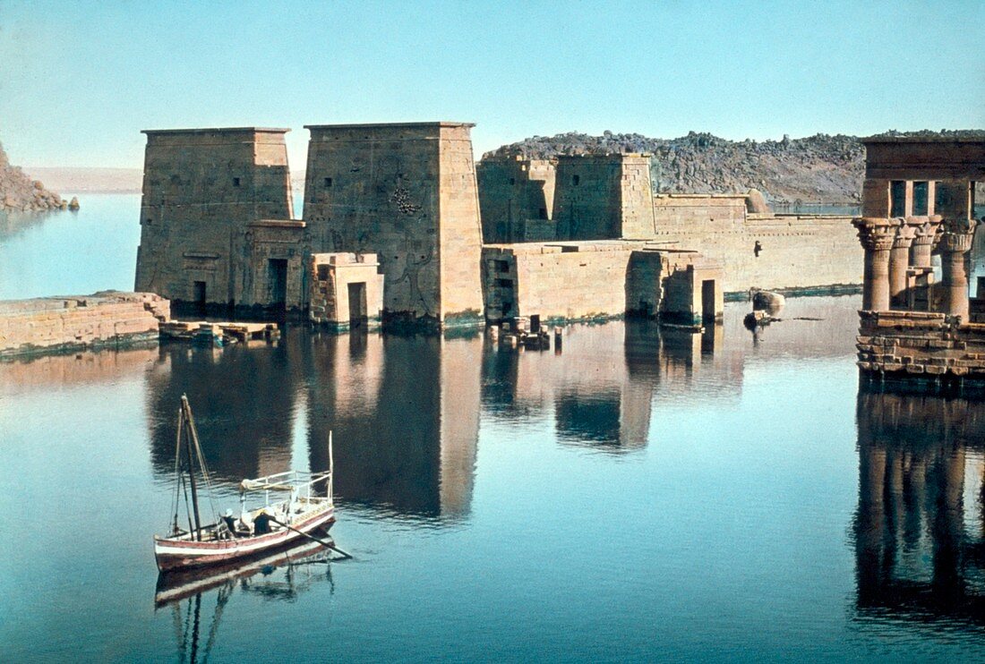 Temple of Isis at Philae,20th century