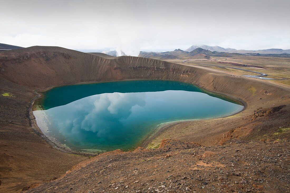 Viti Crater,Krafla mountain,Iceland
