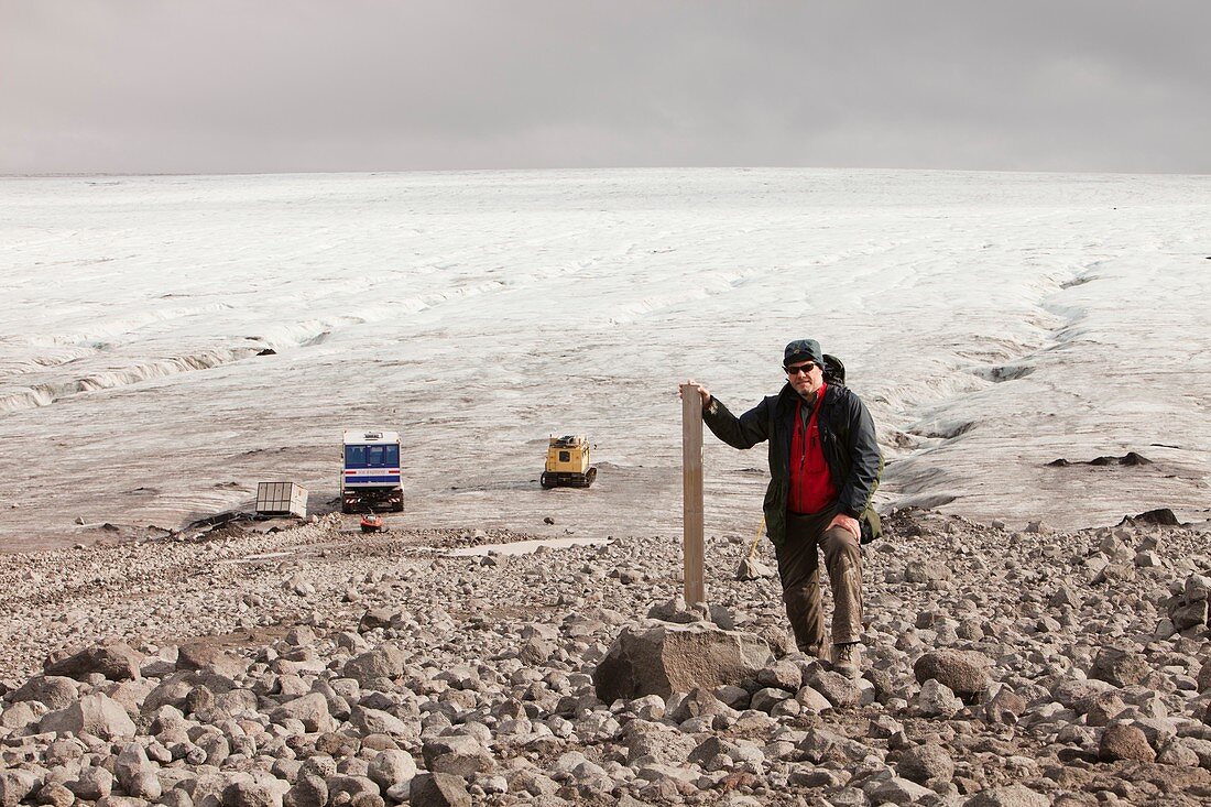 Glacial retreat,Iceland