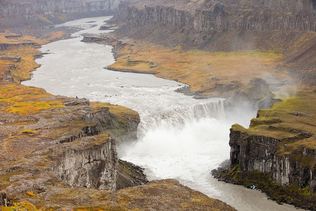 Hafragilsfoss waterfall,Iceland