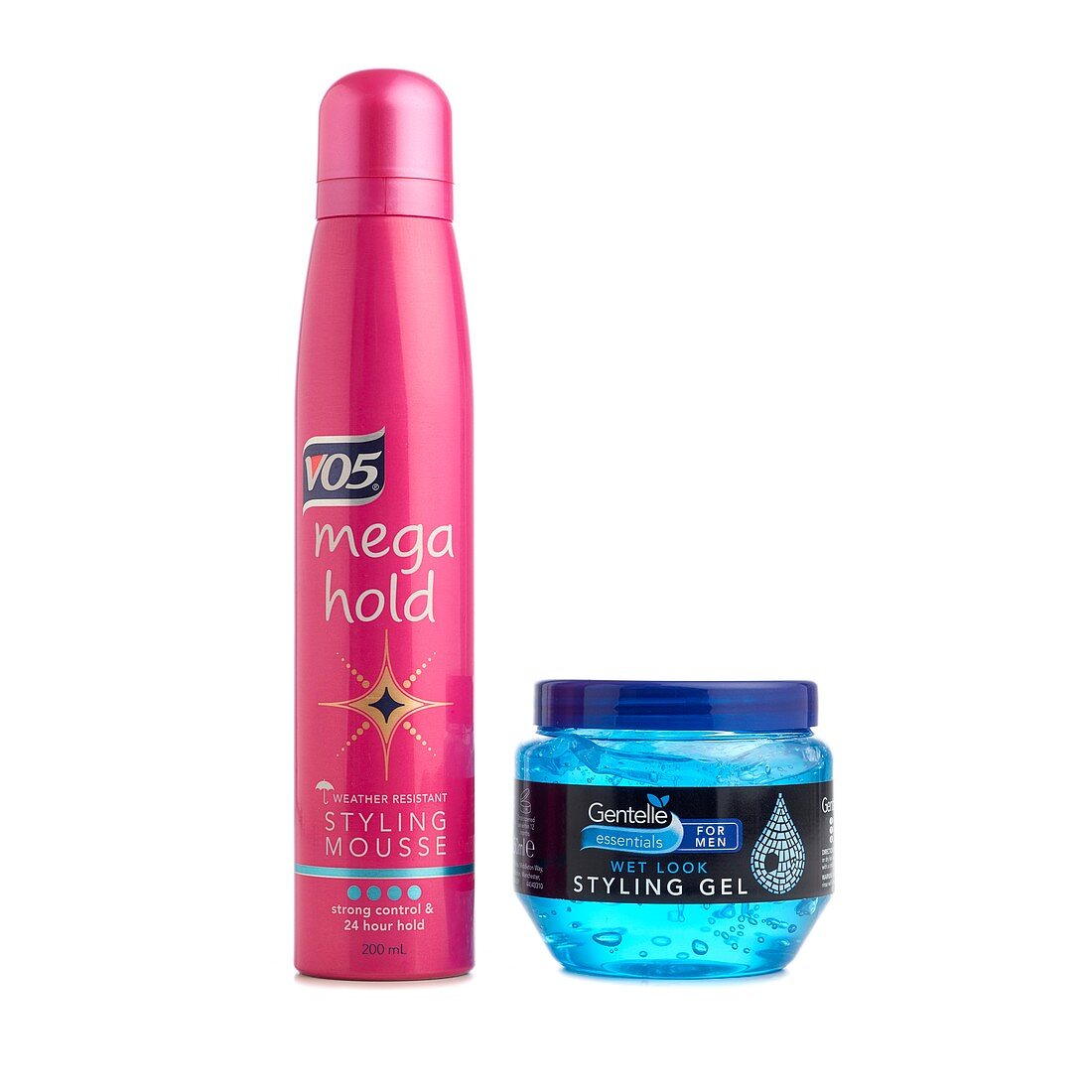 Hair mousse and gel