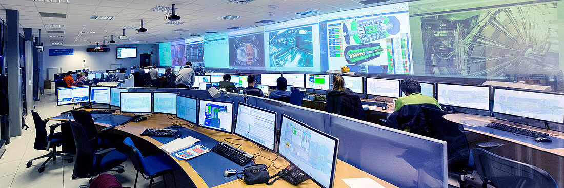 ATLAS control room,CERN,Switzerland