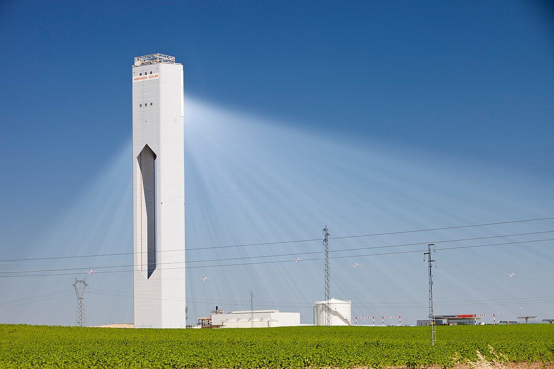 The PS20 solar thermal tower,Spain