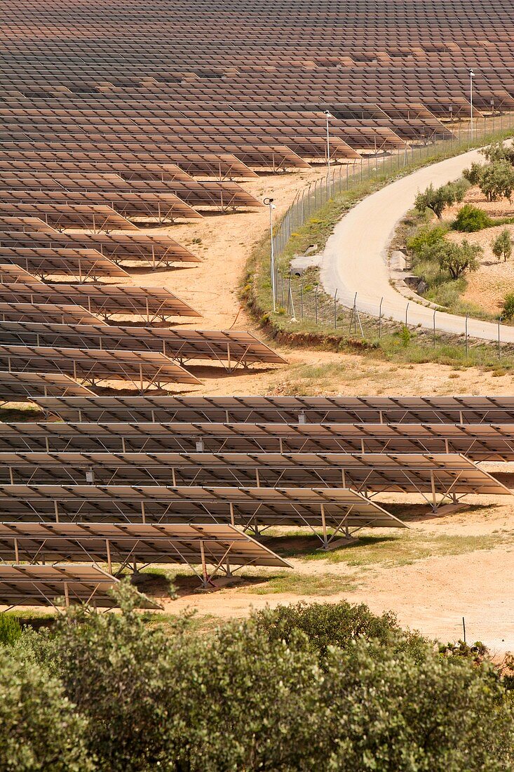 Photovoltaic panels at Beneixama,Spain