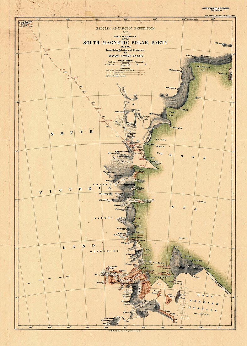 South Magnetic Polar Party,1908-9