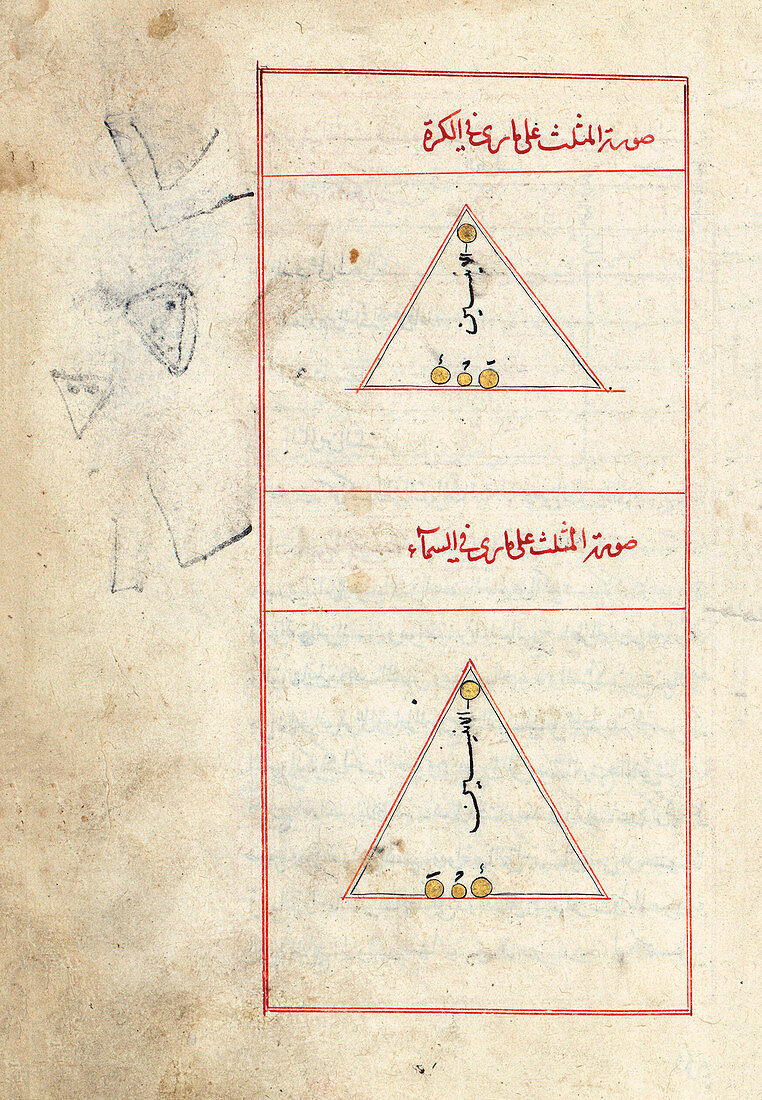 Triangulum constellation,15th century