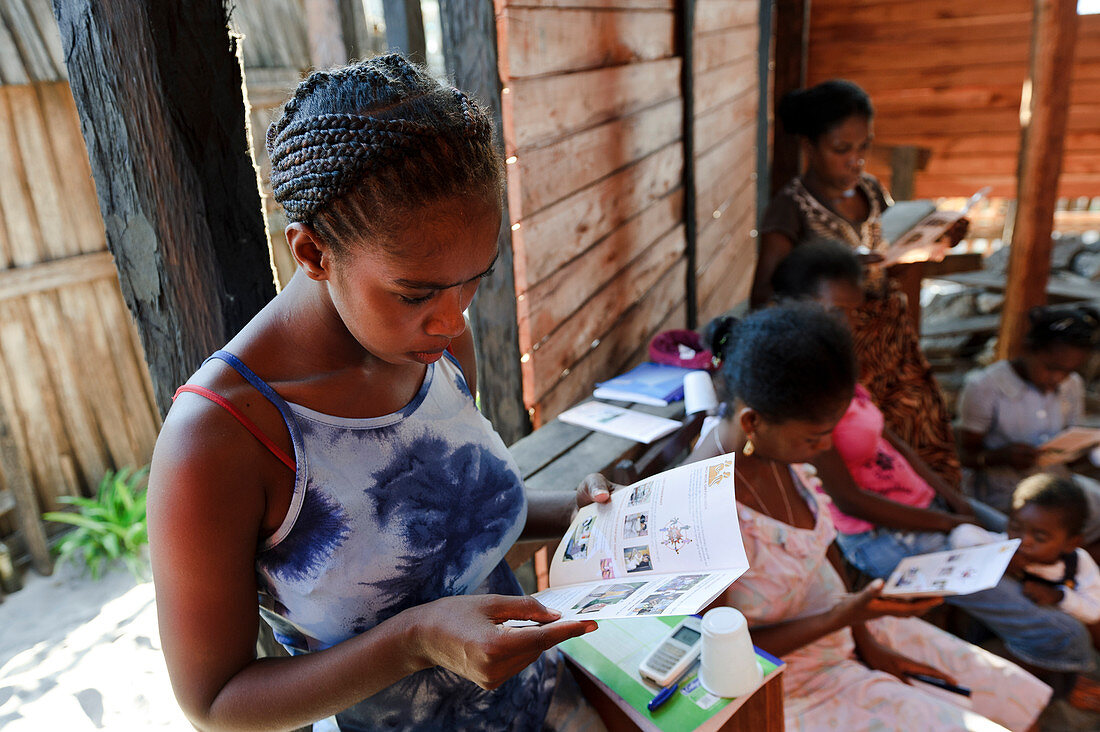Health education class,Madagascar