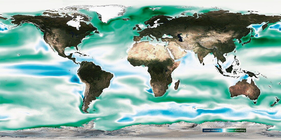 Ocean-atmosphere CO2 exchange,2015