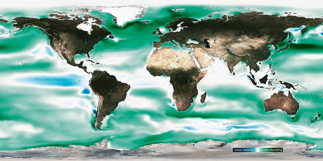 Ocean-atmosphere CO2 exchange,2050