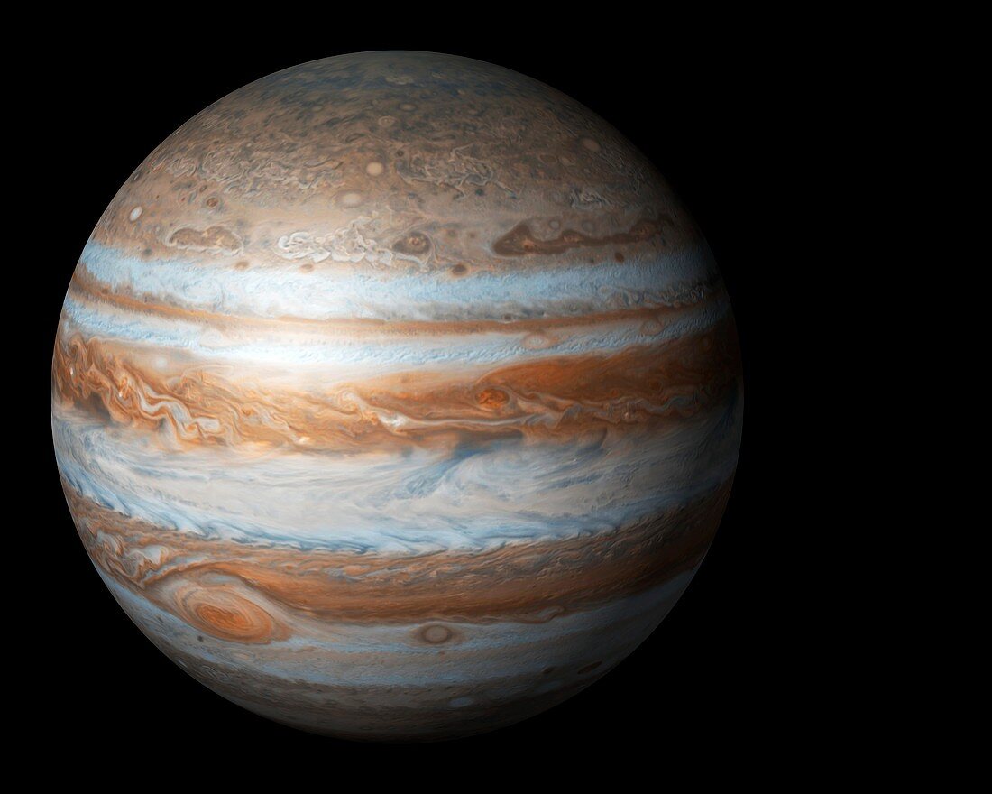 Jupiter from space,illustration