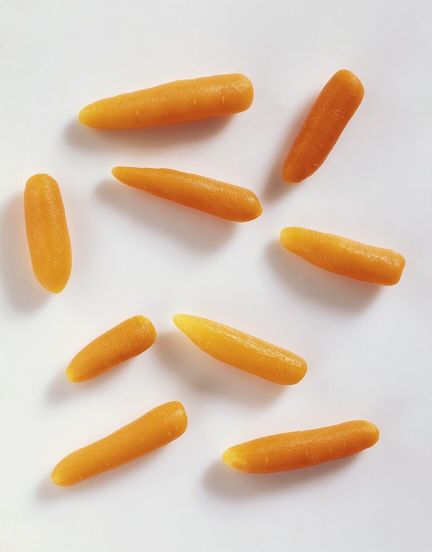 Several Baby Carrots