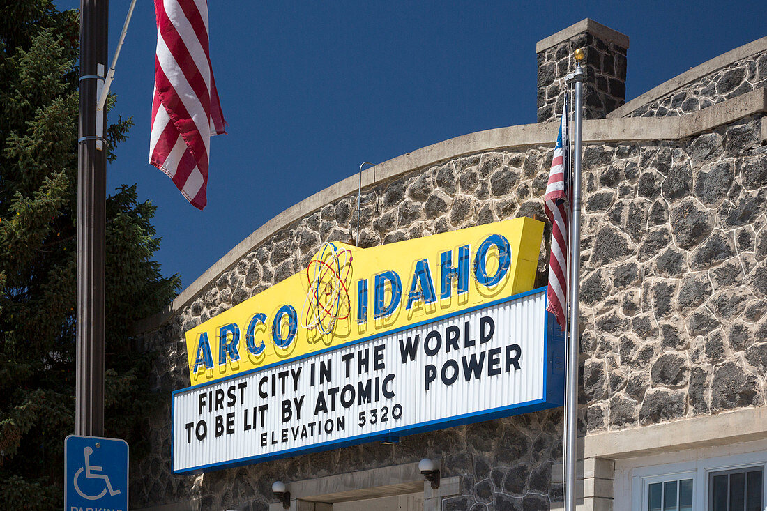 Arco,Idaho,USA,first nuclear city