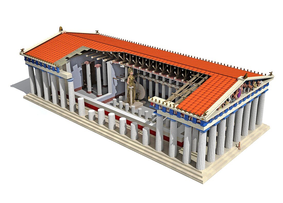 Parthenon,illustration