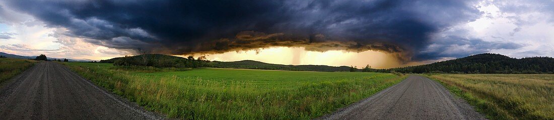 Storm clouds over Vermont,USA