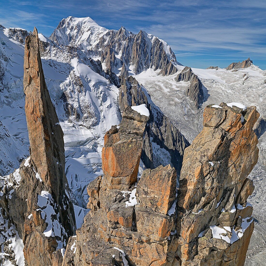 Mont Blanc and Les Periades
