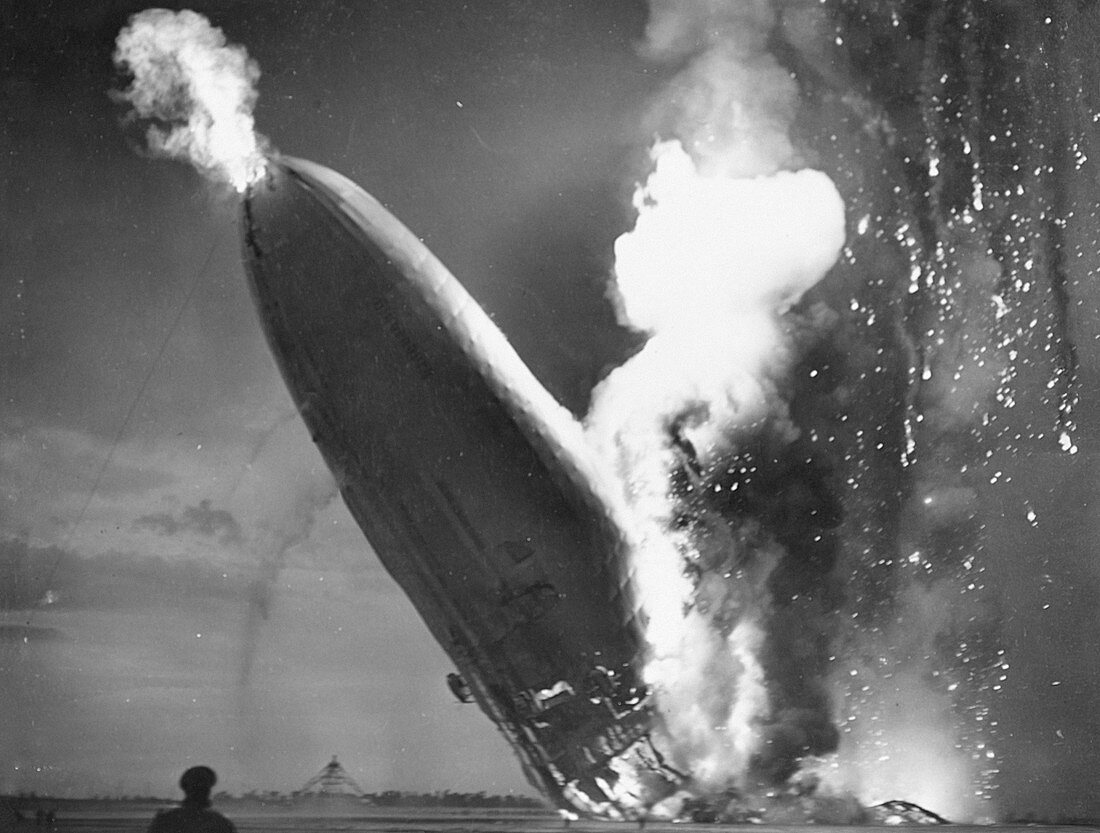 Hindenburg disaster,NAS Lakehurst,USA