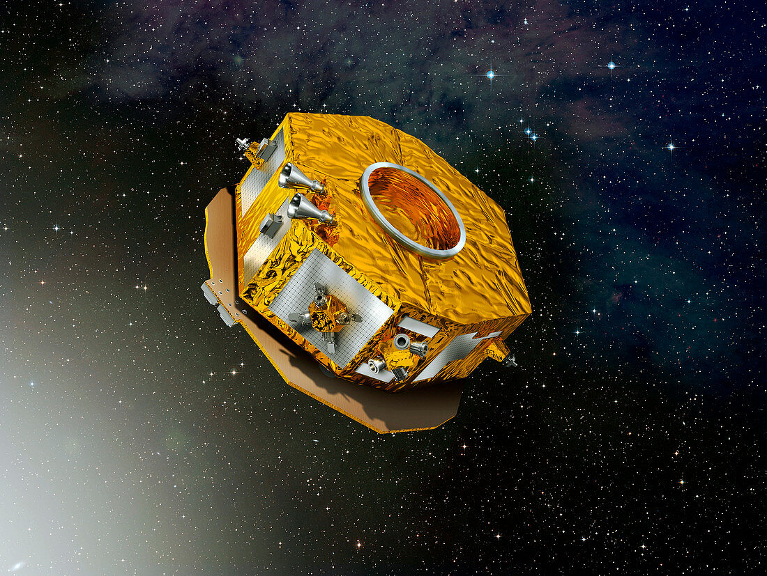 LISA Pathfinder space probe,illustration