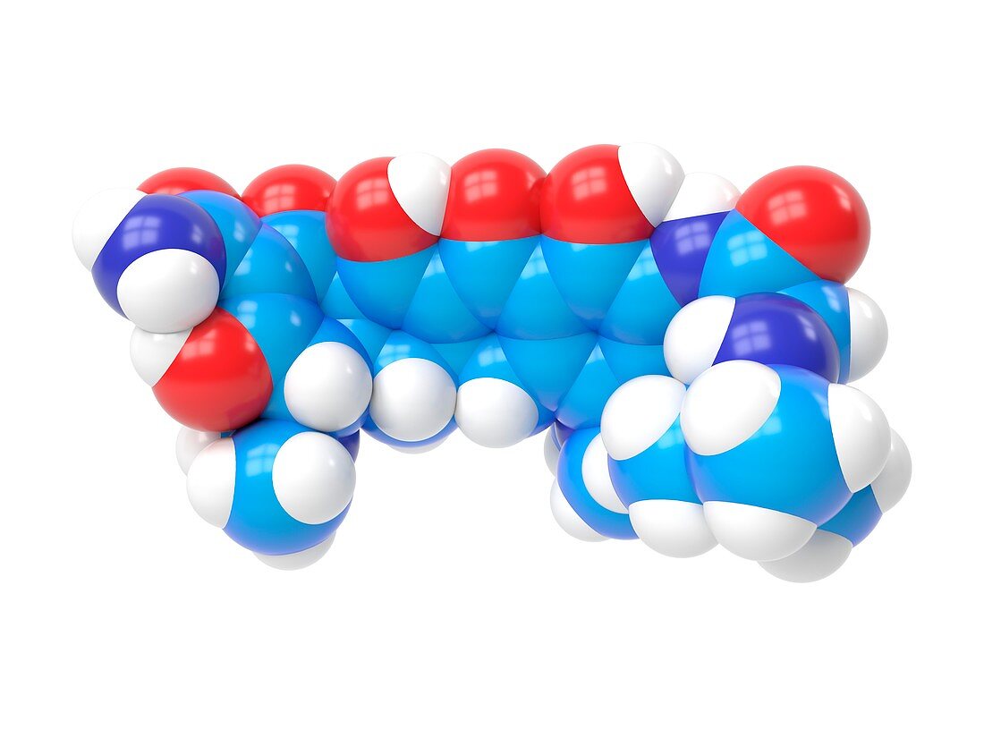 Tigecycline antibiotic molecule