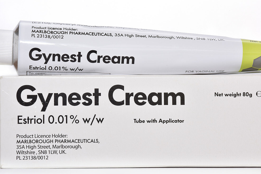 Hormone replacement therapy cream