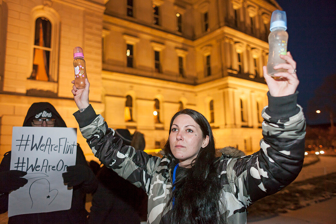 Flint drinking water protest