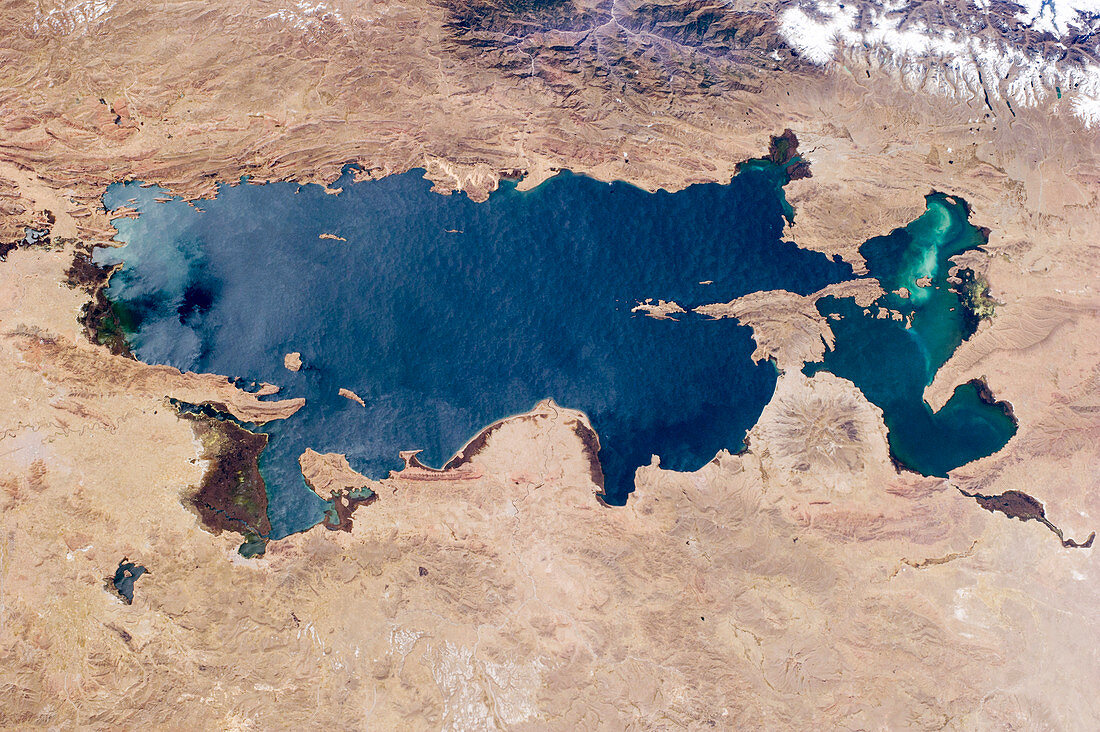 Lake Titicaca from space