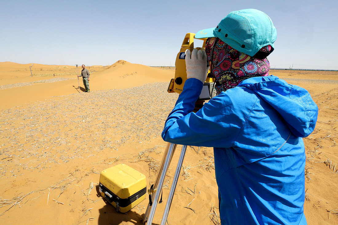 Desert surveying,China