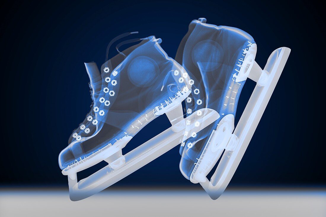 Ice skates,X-ray