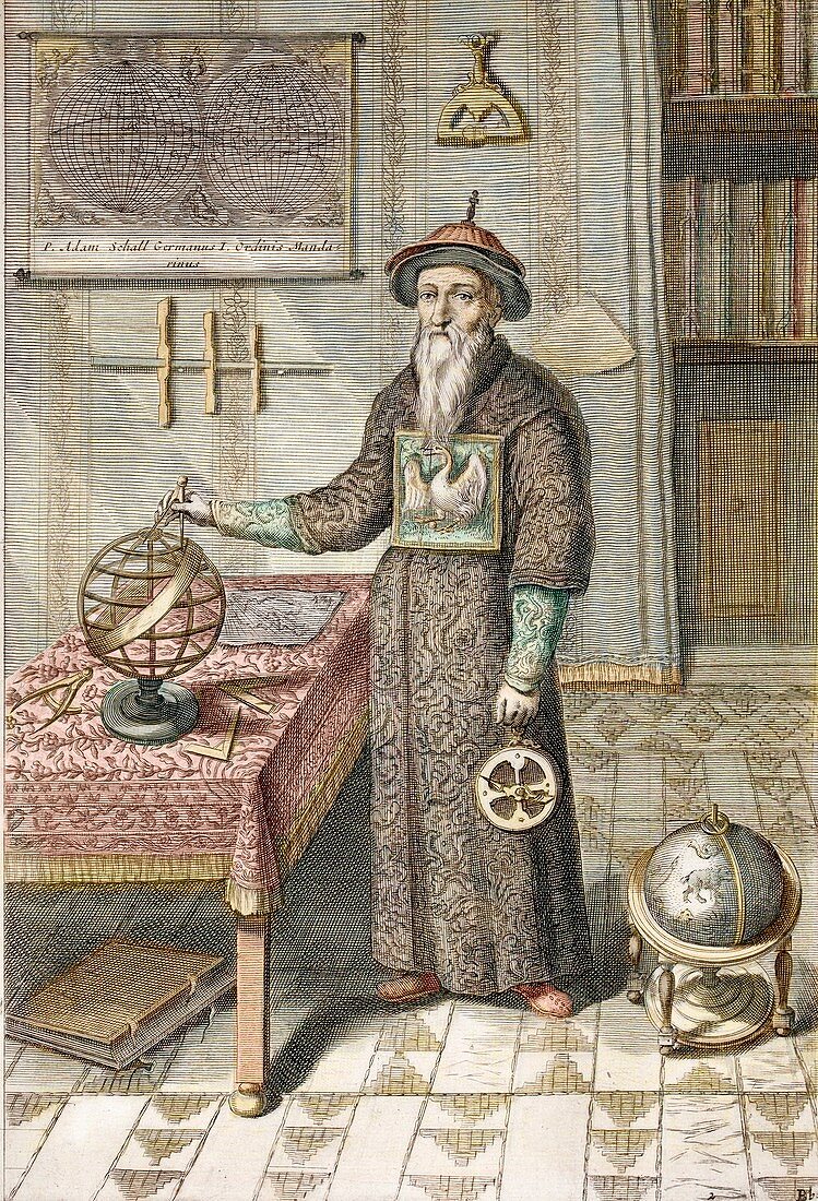 1667 Johann Schall Western science China