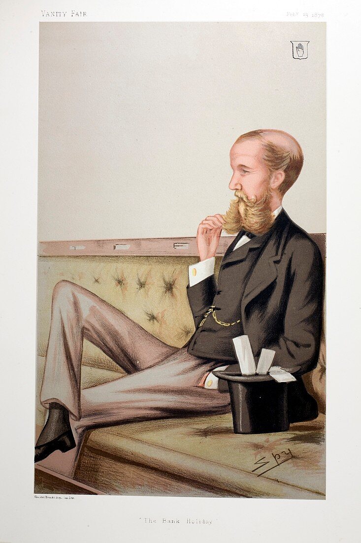 1878 Sir John Lubbock portrait cartoon