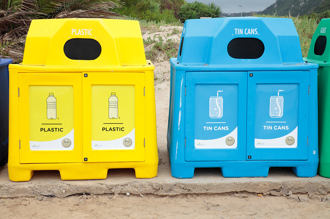 Recycling bins,South Africa
