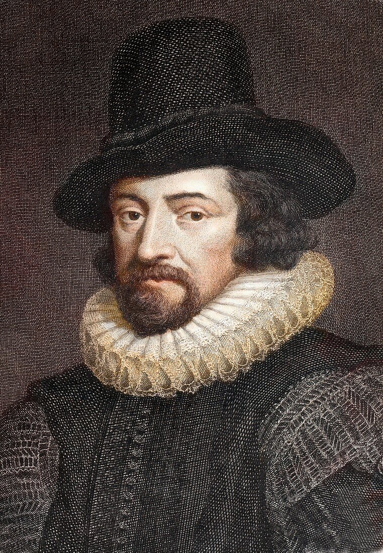 1618 Sir Francis Bacon Scientist Portrait