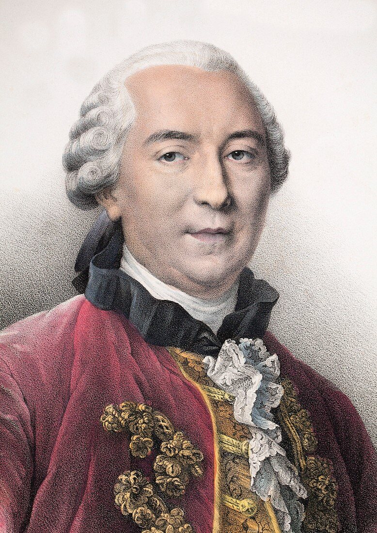 1761 Contemporary Portrait Comte Buffon