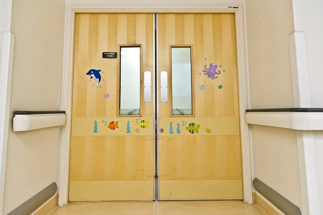 Paediatrics anaesthetics room doors