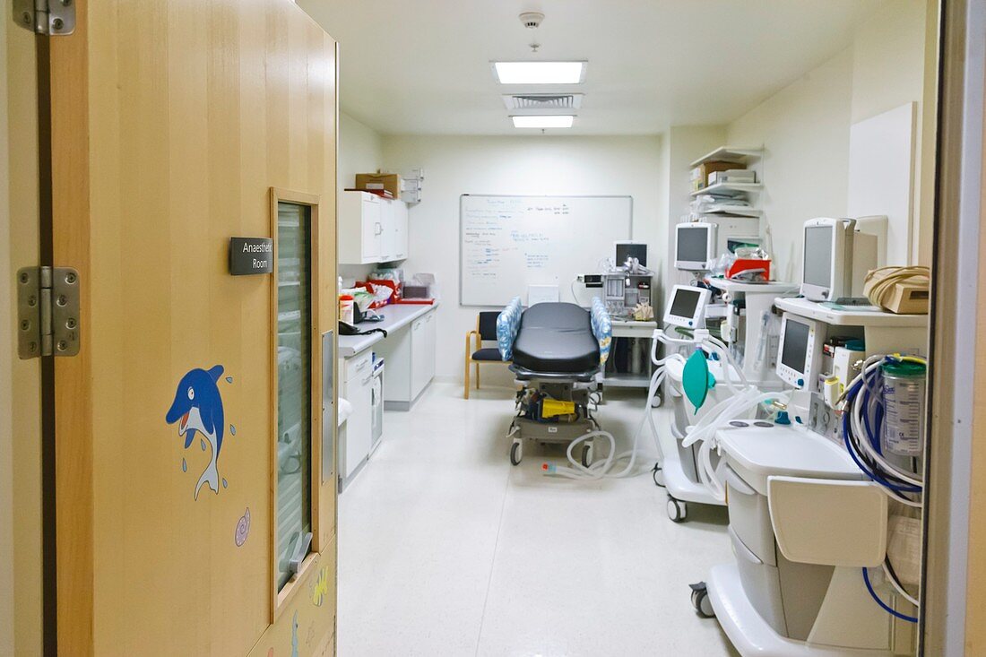 Paediatrics anaesthetics room