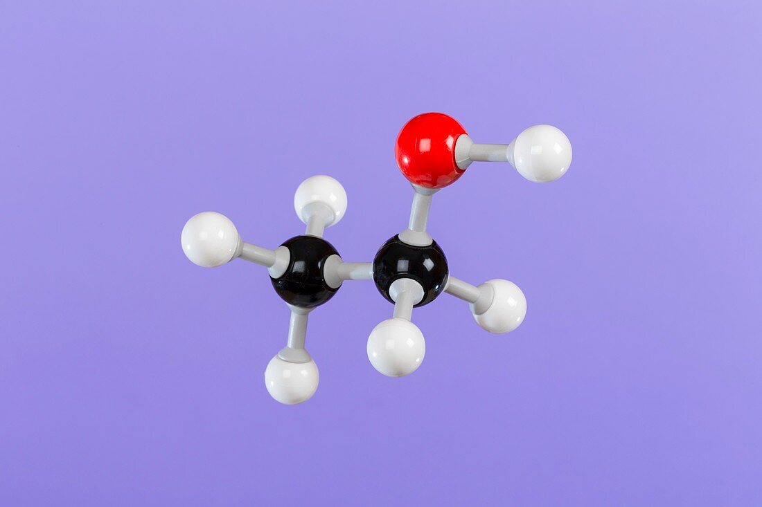 Ethanol,molecular model