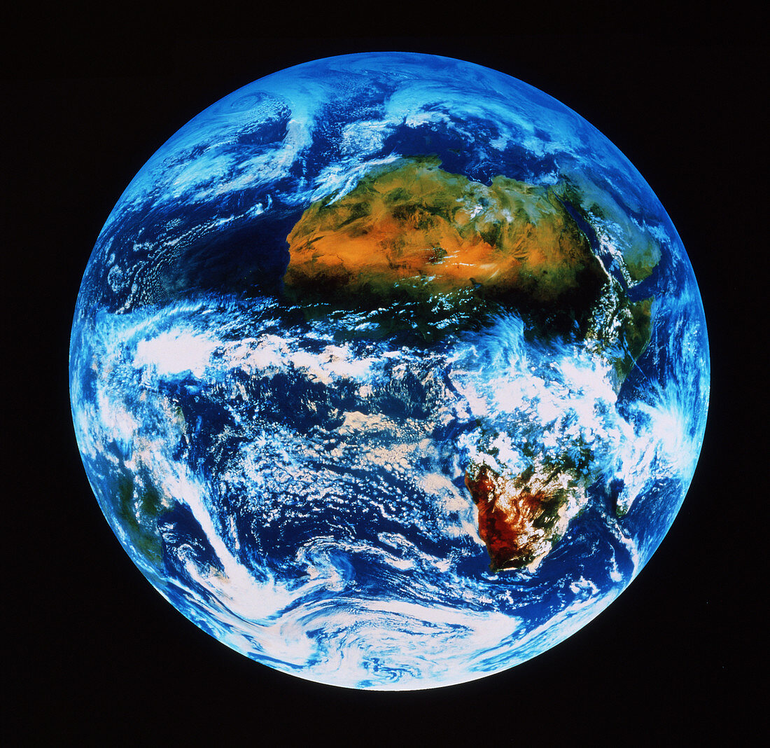 Earth from space,with Africa