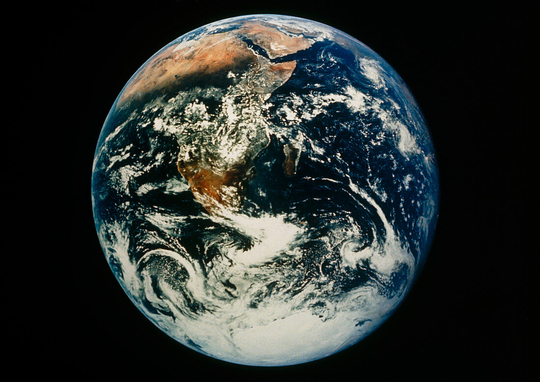 Apollo 17 photograph of whole earth