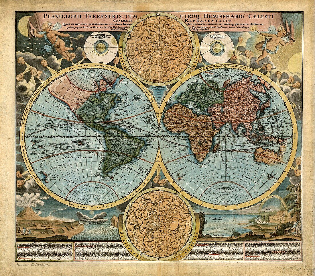 18th century world map