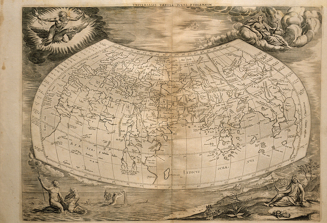 Ptolemy's world map,2nd century