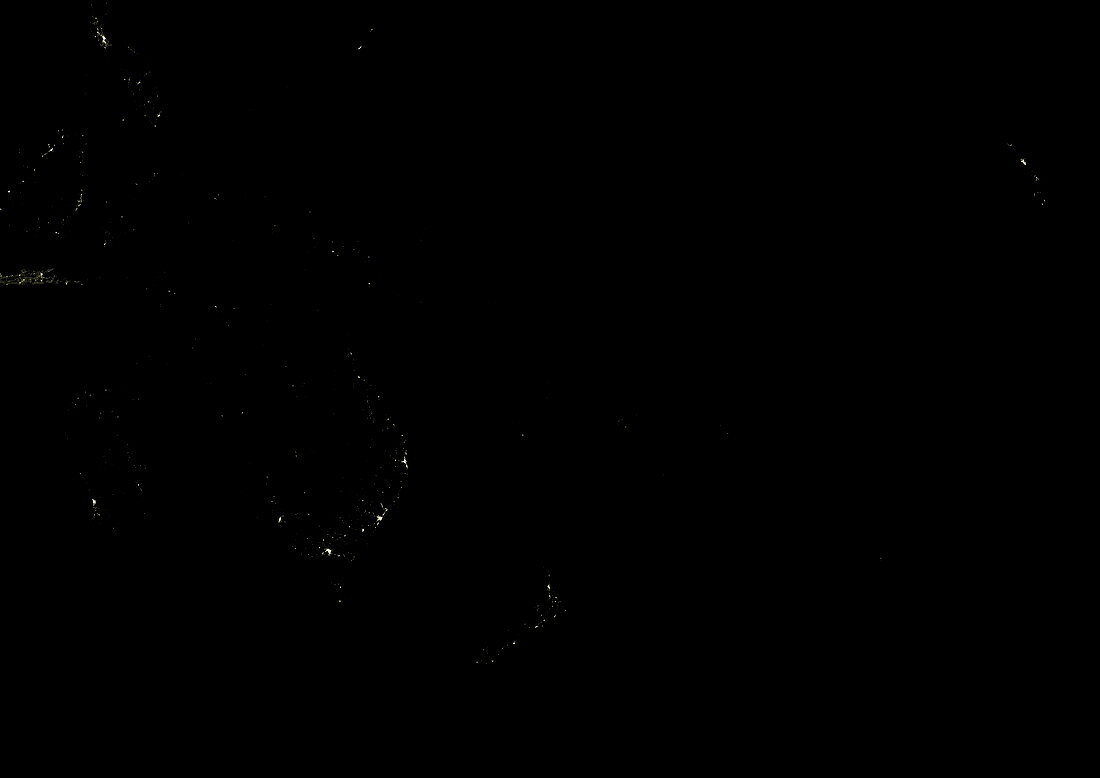 Oceania at night
