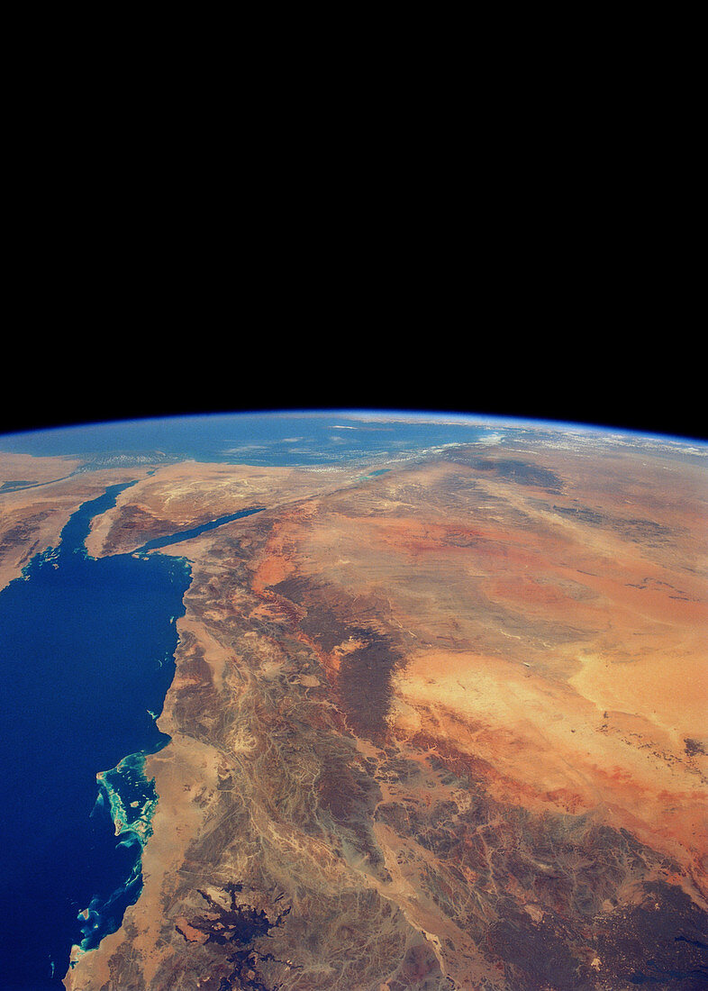 Red Sea from space