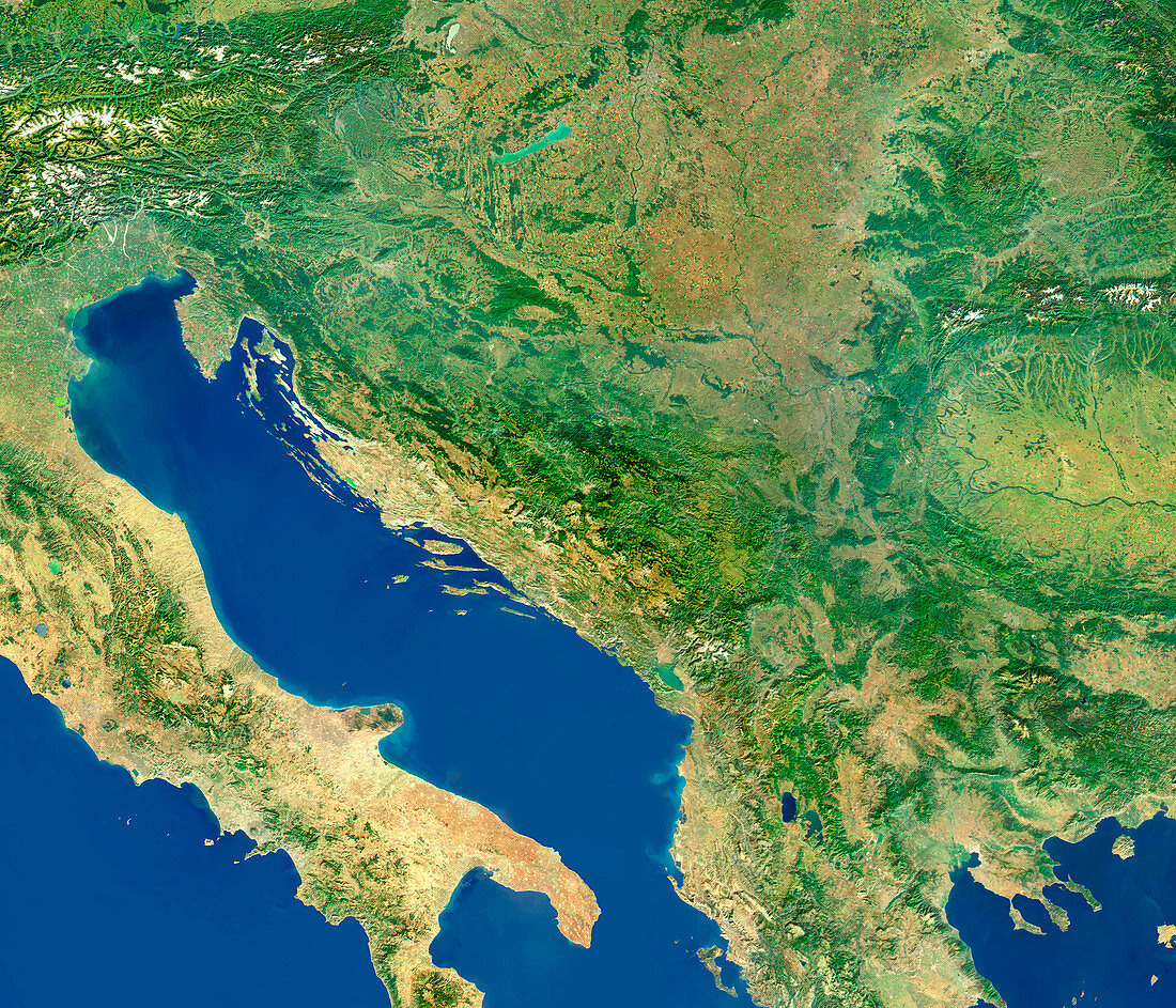 Adriatic Sea and the Balkans
