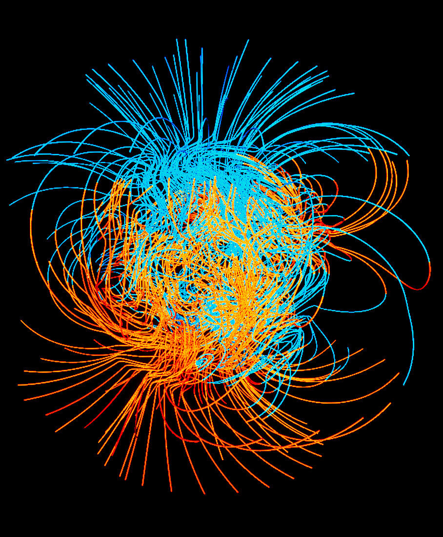 Magnetic field reversal on Earth