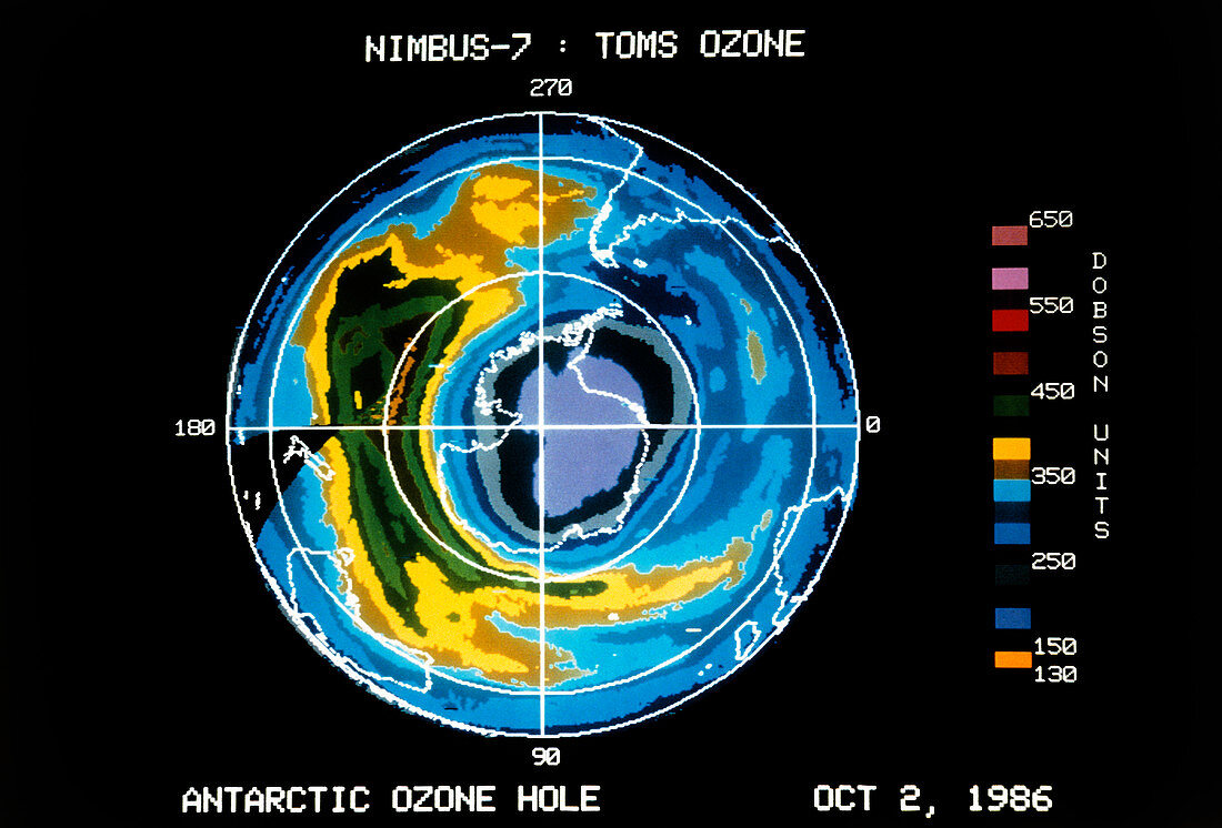 Hole in ozone layer