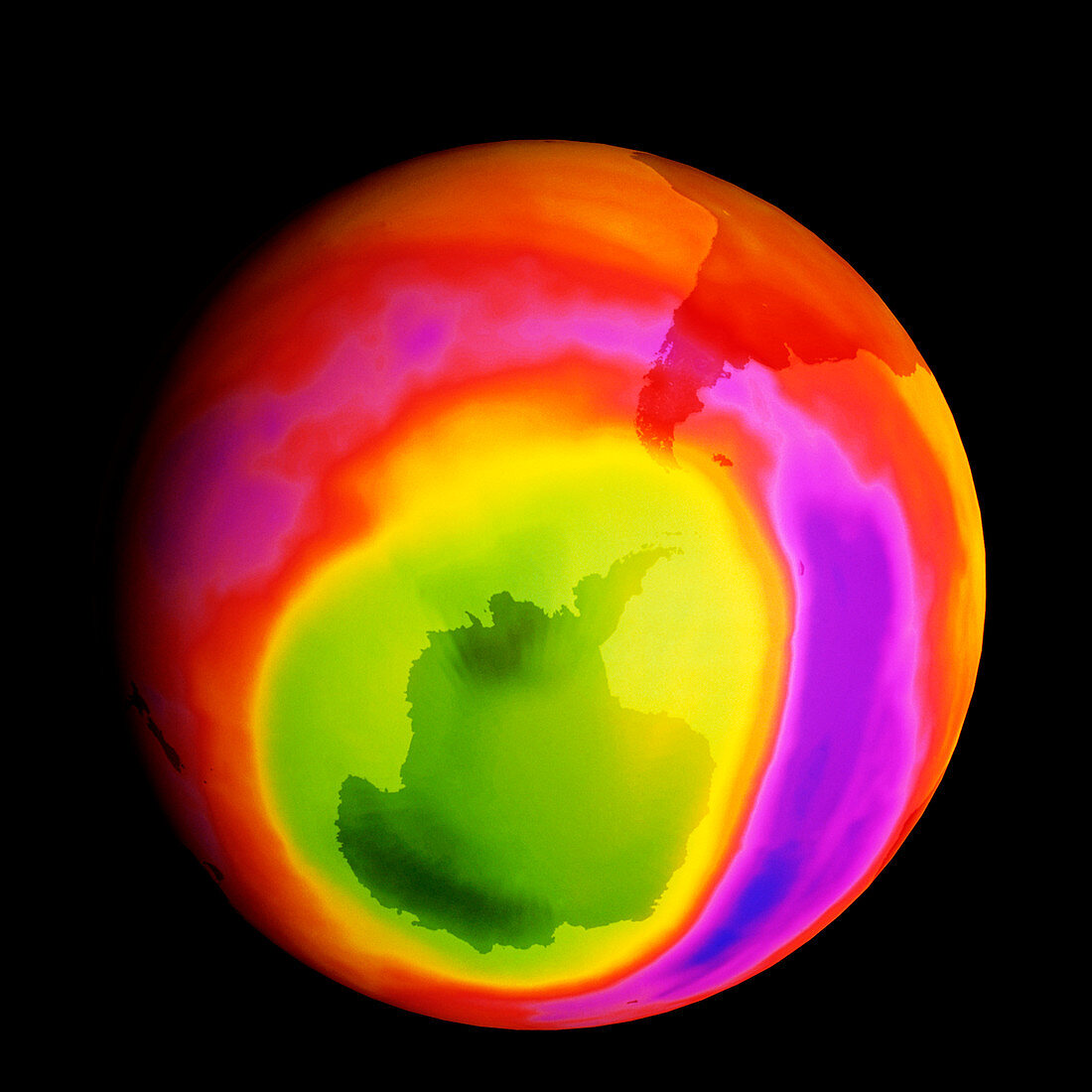 Ozone hole 2000