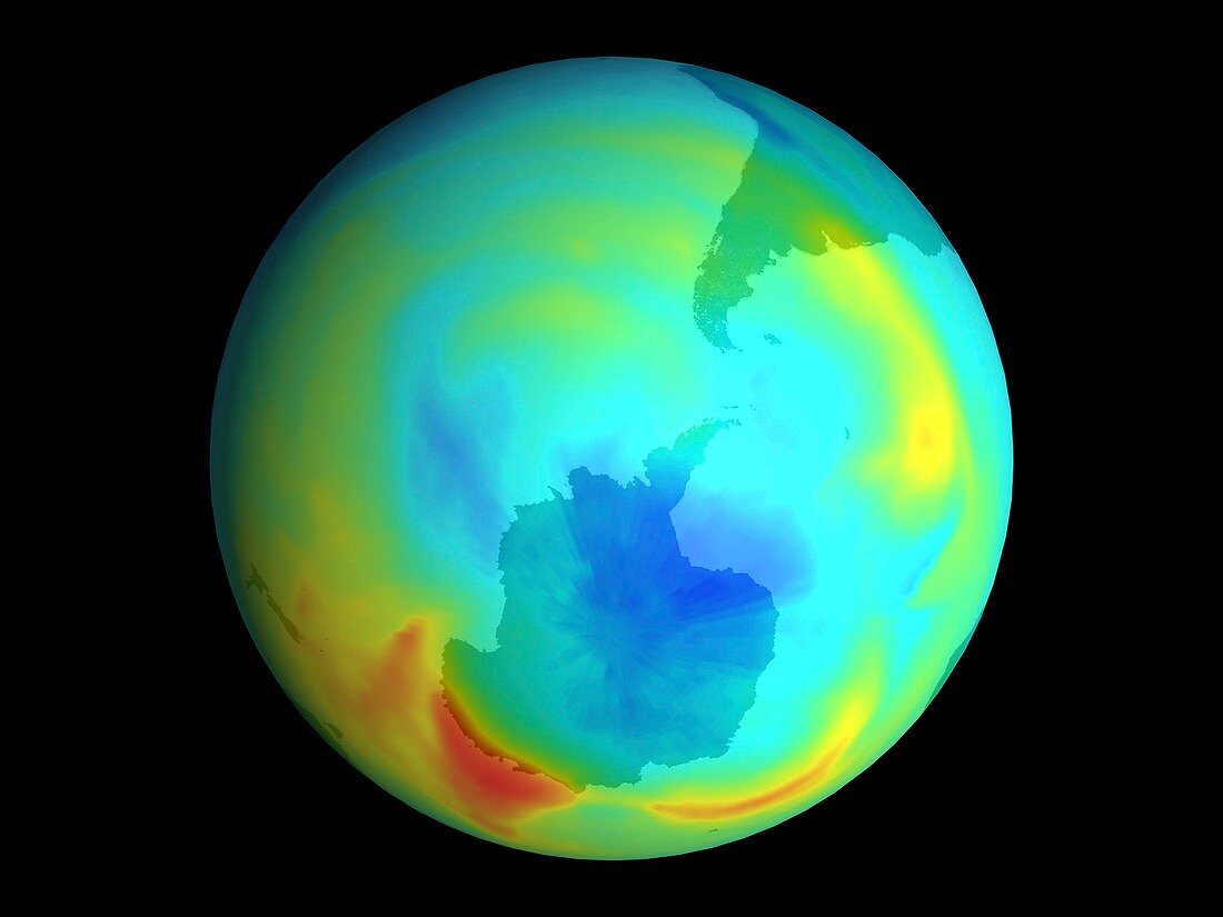 Antarctic ozone hole,September 1979