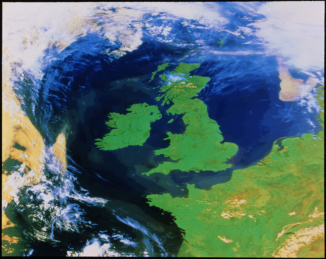 British Isles from space
